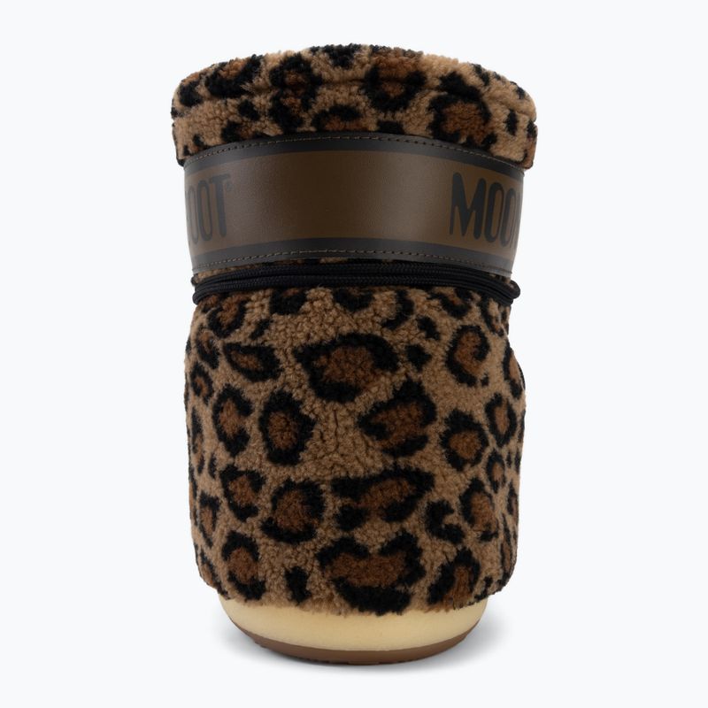 Черевики зимові жіночі Moon Boot Icon Low Fleece Leopard cognac/cocoa 6