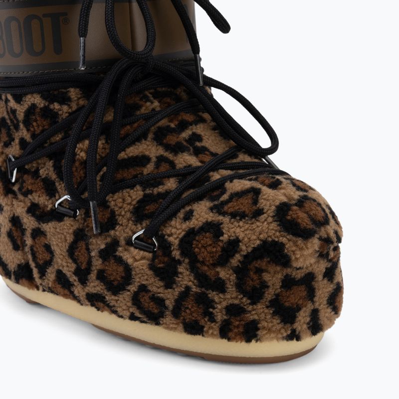 Черевики зимові жіночі Moon Boot Icon Low Fleece Leopard cognac/cocoa 7