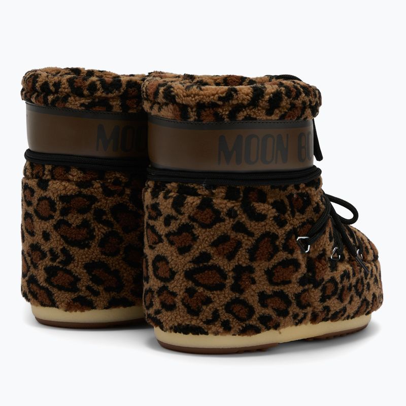 Черевики зимові жіночі Moon Boot Icon Low Fleece Leopard cognac/cocoa 2