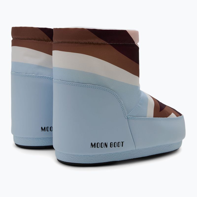 Черевики зимові жіночі Moon Boot Icon Low Nolace Comet baby blue/multicolor 2