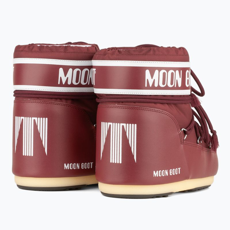 Черевики зимові жіночі Moon Boot Icon Low Nylon burgundy 2