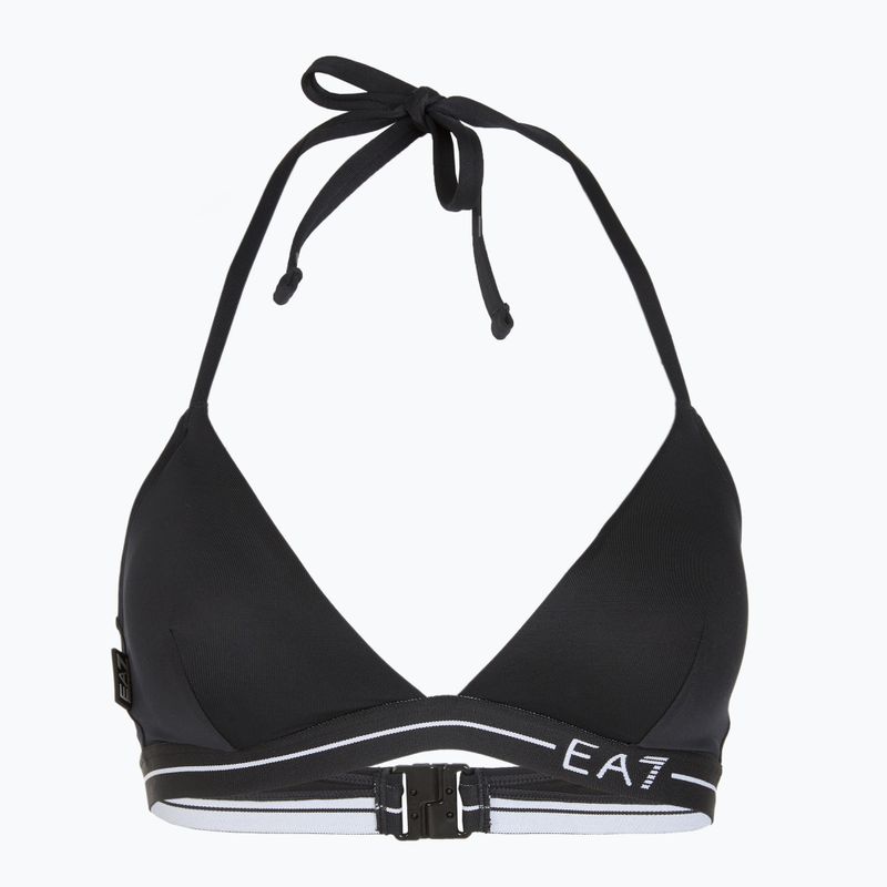 Купальник роздільний жіночий EA7 Emporio Armani Logo Tape Bikini Triangle black 3