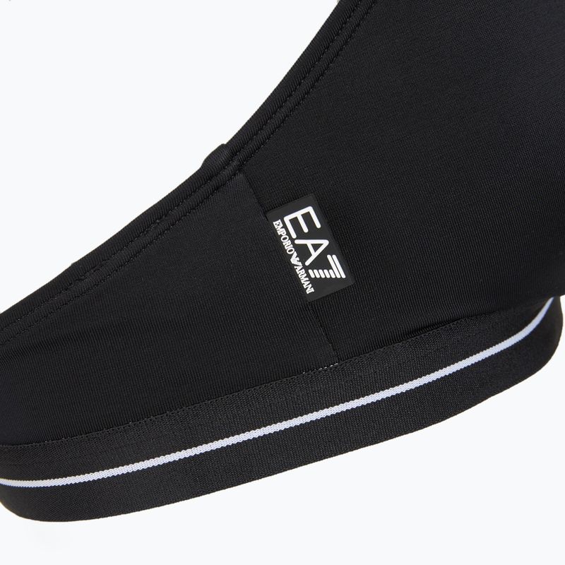 Купальник роздільний жіночий EA7 Emporio Armani Logo Tape Bikini Triangle black 5