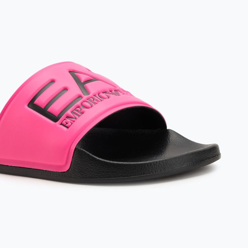 Шльопанці EA7 Emporio Armani Water Sports Visibility pink fluo / black 7