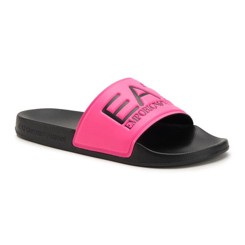 Шльопанці EA7 Emporio Armani Water Sports Visibility pink fluo / black 8