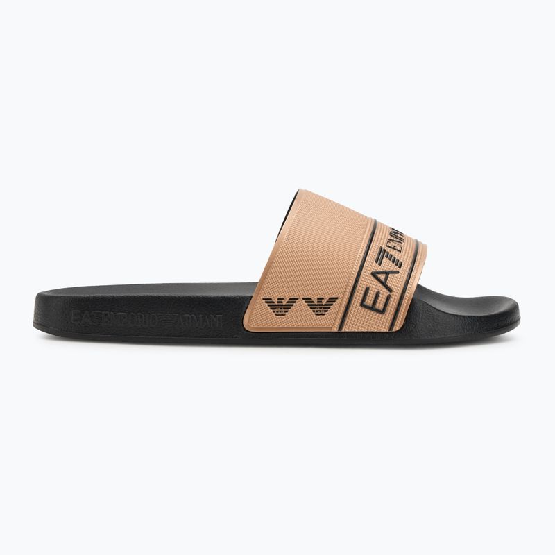 Шльопанці EA7 Emporio ArmaniWater Sports Tape black / gold 2
