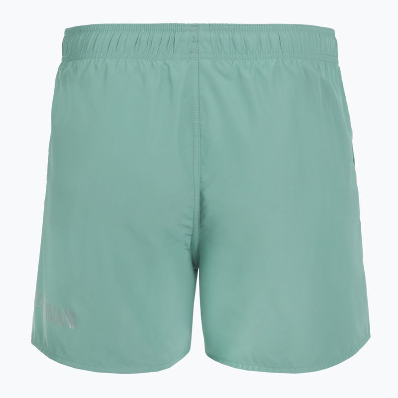 Шорти для плавання чоловічі EA7 Emporio Armani Extended Logo Boxer mineral blue / silver 2