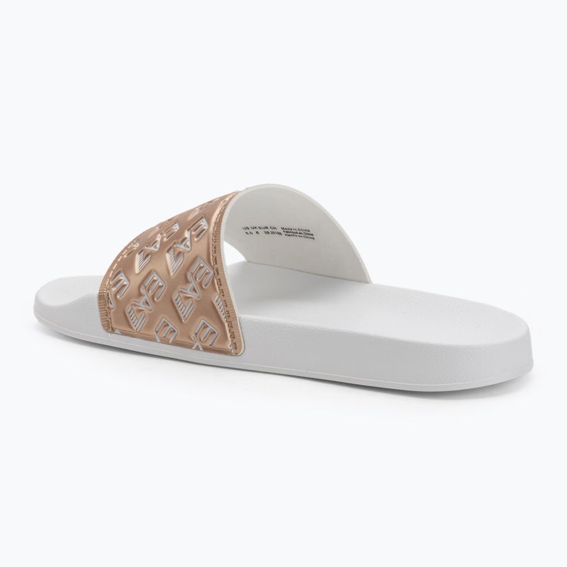 Шльопанці EA7 Emporio Armani Water Sports All Over white / rose gold 3
