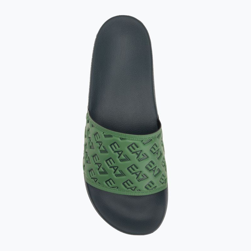 Шльопанці EA7 Emporio Armani Water Sports All Over urban chic / english ivy 5