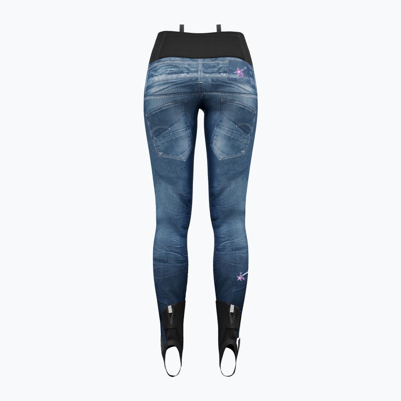 Штани жіночі Crazy Falls Printed print light jeans 2