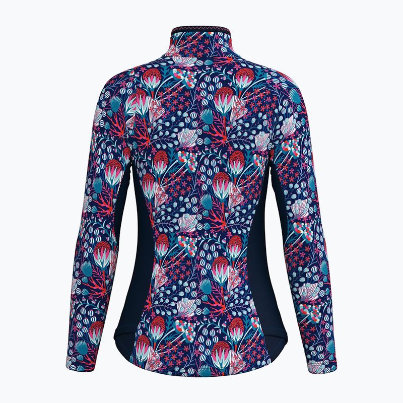 Кофта трекінгова жіноча Crazy Wonder Magic print lella blue 2