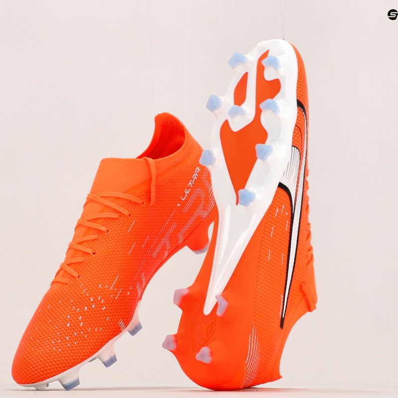 Футбольні бутси чоловічі PUMA Ultra Match FG/AG помаранчеві 107217 01 12