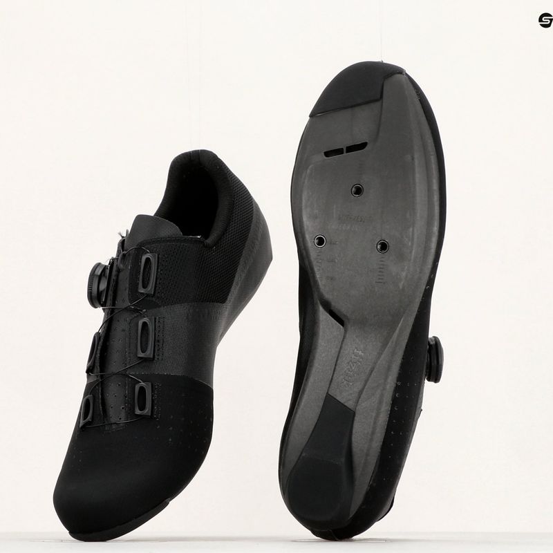 Кросівки велосипедні шосе чоловічі Fizik Tempo Overcurve R4 black/black 14
