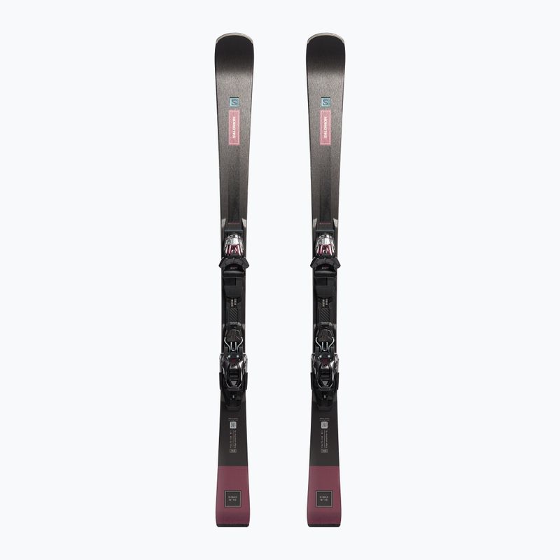 Лижі гірські жіночі Salomon S Max 10W + M11 чорні L47039600