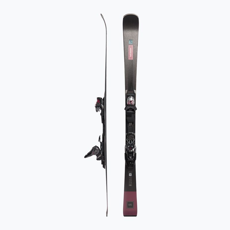 Лижі гірські жіночі Salomon S Max 10W + M11 чорні L47039600 2