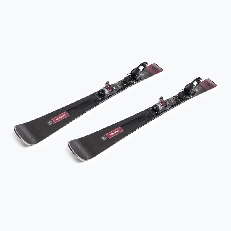 Лижі гірські жіночі Salomon S Max 10W + M11 чорні L47039600 4