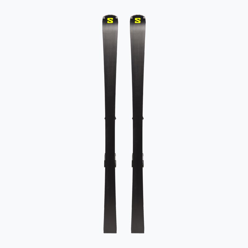 Лижі гірські Salomon S Max 10 + M11 GW чорно-жовті L47055700 3