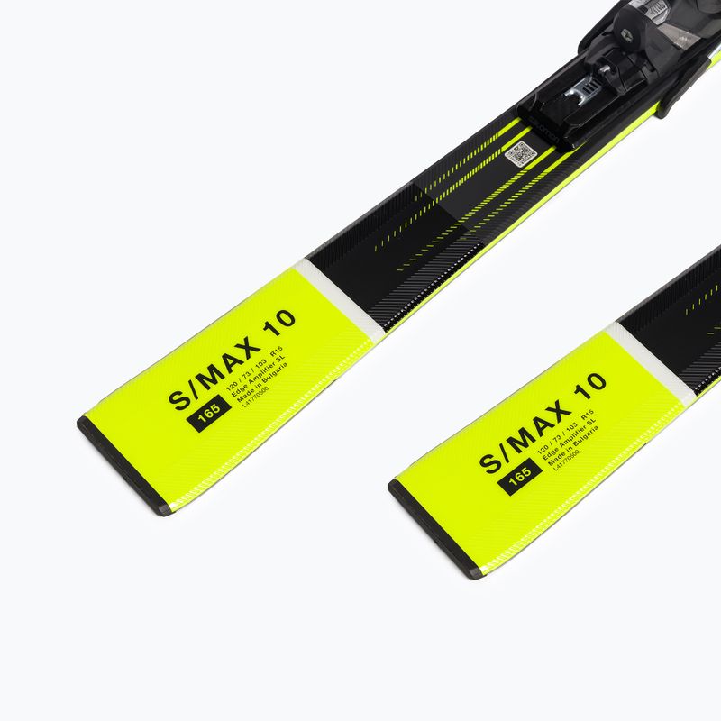 Лижі гірські Salomon S Max 10 + M11 GW чорно-жовті L47055700 9