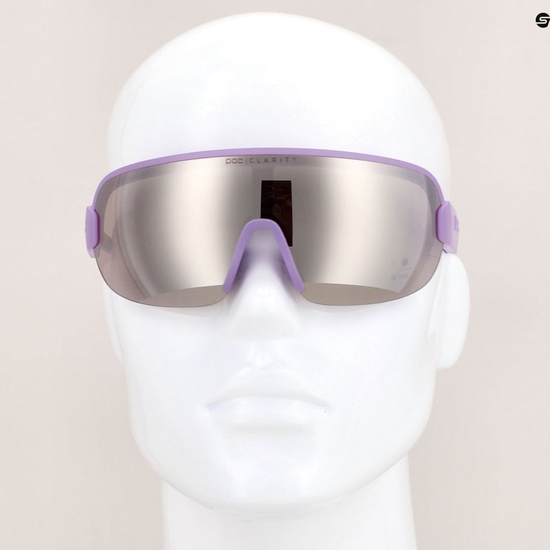 Окуляри велосипедні POC Aim purple quartz translucent/clarity road silver 6