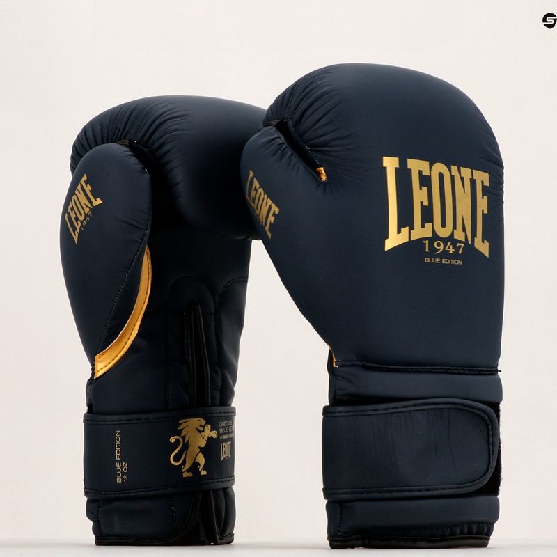 Рукавиці воксерські LEONE Blue темно-сині GN059B 7