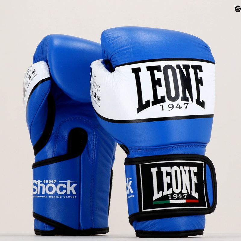 Рукавиці воксерські LEONE Shock сині GN047 8
