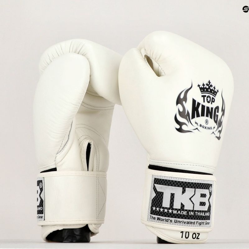 Рукавиці боксерські Top King Muay Thai Ultimate білі TKBGUV-WH 7