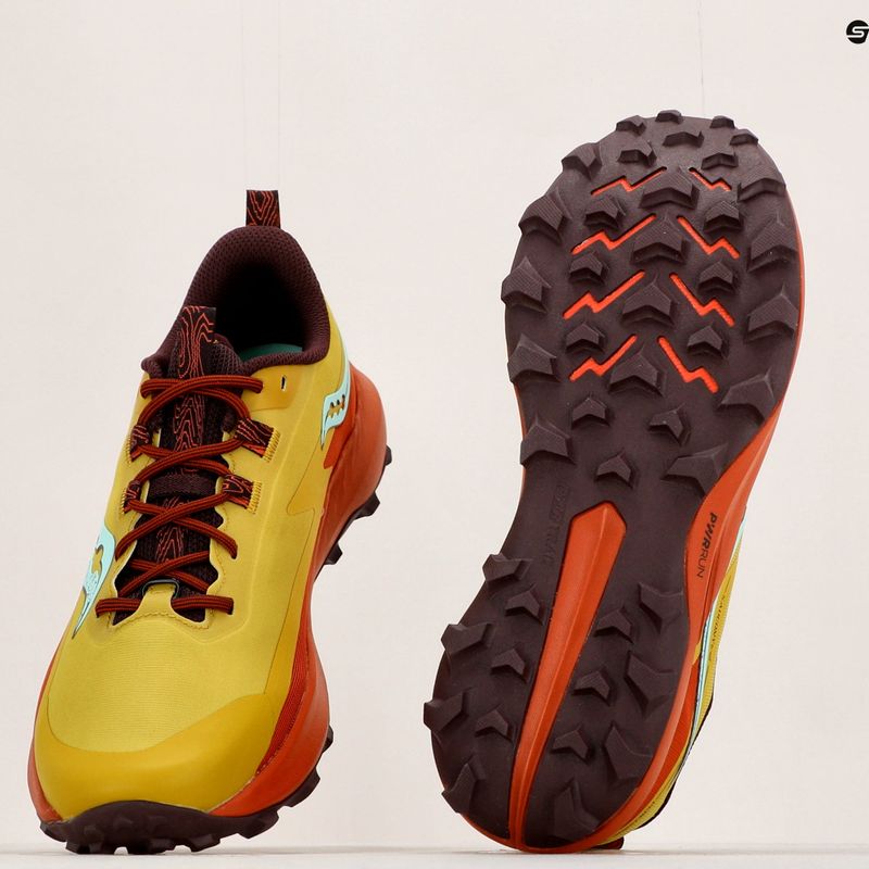 Кросівки для бігу чоловічі Saucony Peregrine 13 жовто-помаранчеві S20838-35 19
