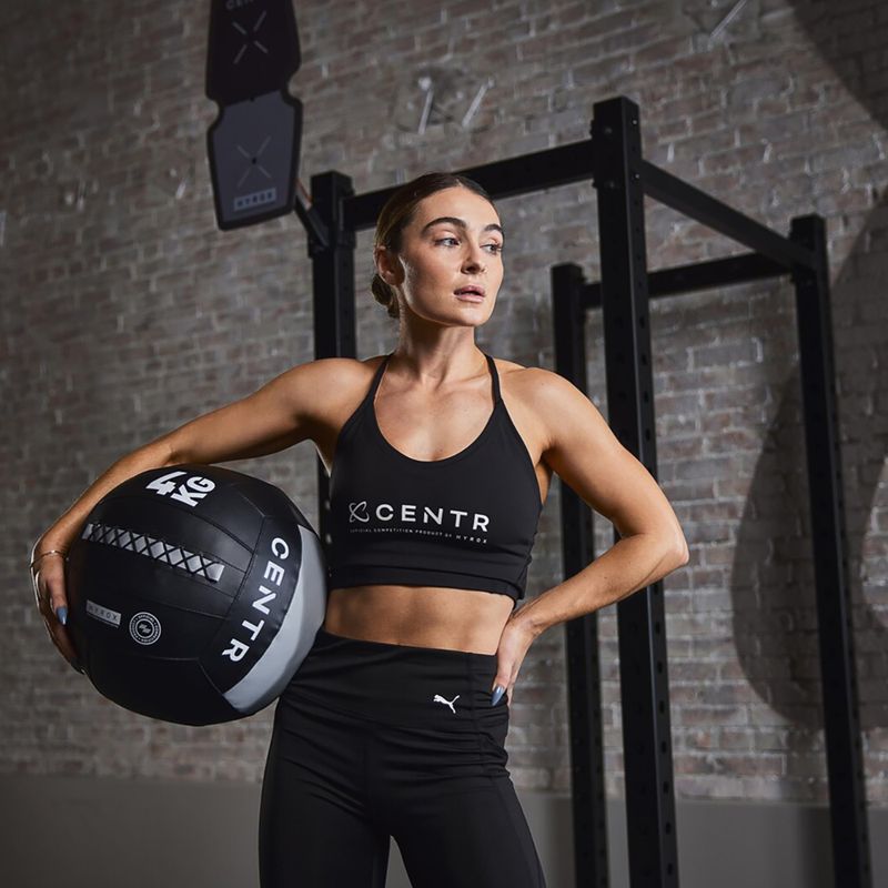Медичний м'яч CENTR Competition Wall Ball Centr x Hyrox 4 kg black 6