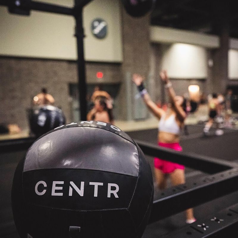 Медичний м'яч CENTR Competition Wall Ball Centr x Hyrox 6 kg black 4