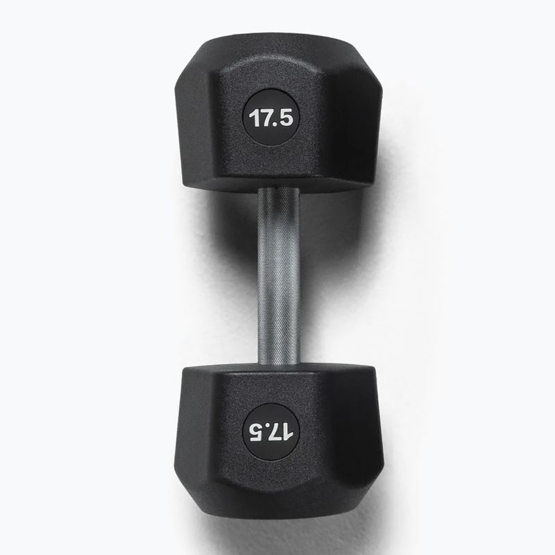 Гантеля Centr Urethane Dumbbell Centr x Hyrox 17,5 kg black 2