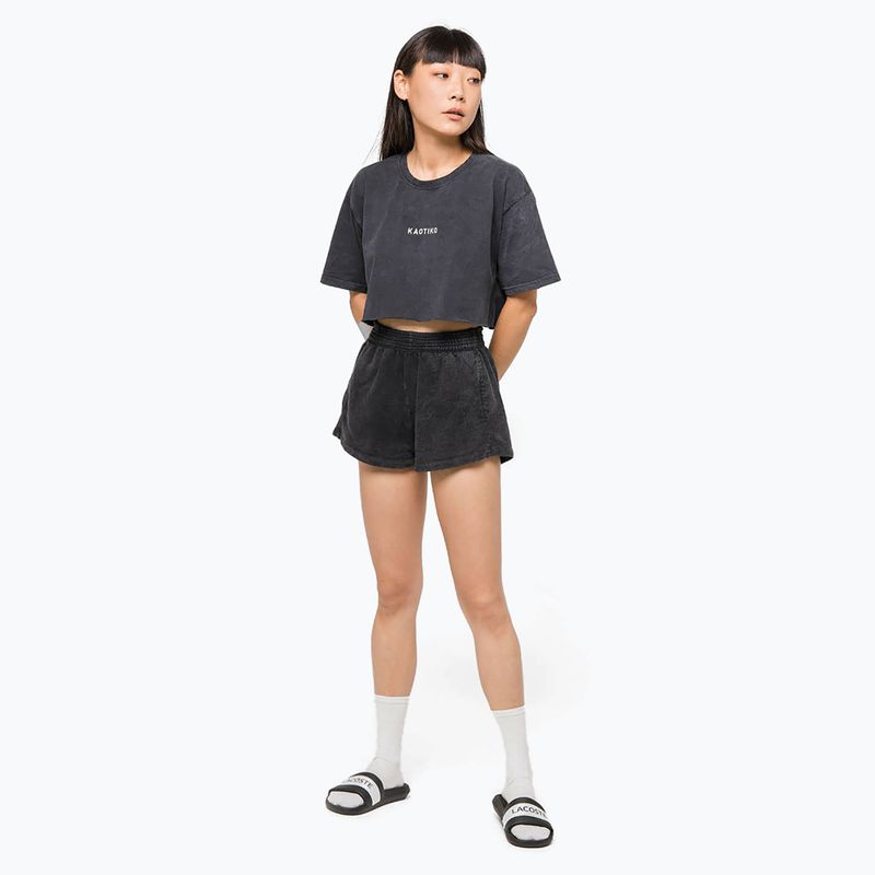 Шорти жіночі Kaotiko Washed black 2