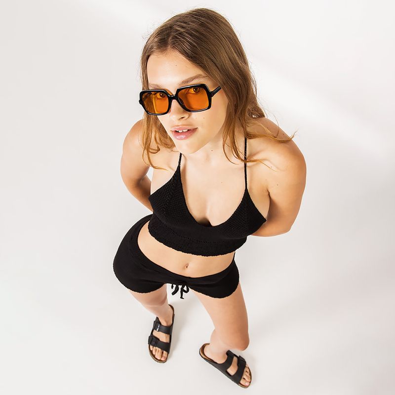 Топ жіночий Kaotiko Tiran Crochet Menorca black 4