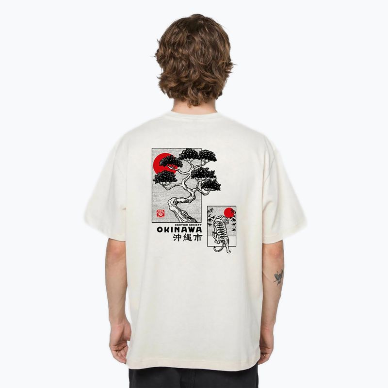 Футболка чоловіча Kaotiko Washed Okinawa Japan Organic ivory 2