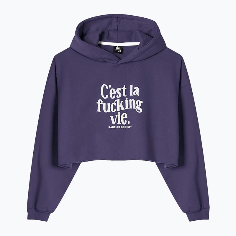 Кофта жіноча Kaotiko C'est la vie Crew grape 4