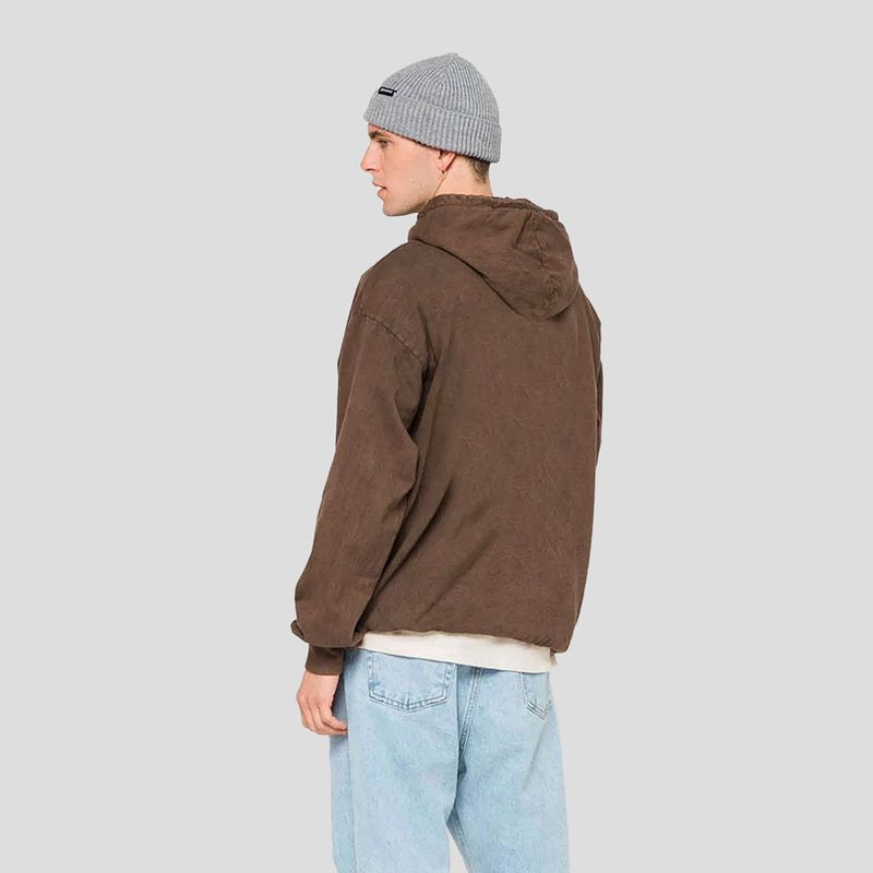 Кофта чоловіча Kaotiko Washed Vancouver Society brown 2