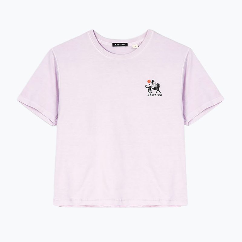 Футболка жіноча Kaotiko Washed Neverland malva 3