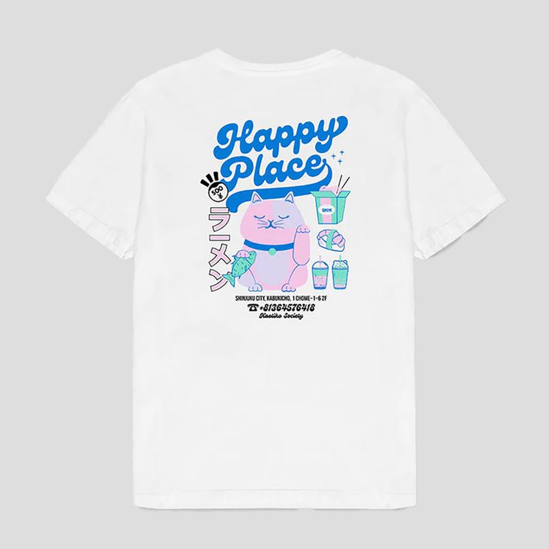 Футболка чоловіча Kaotiko Washed Happy Place white 2