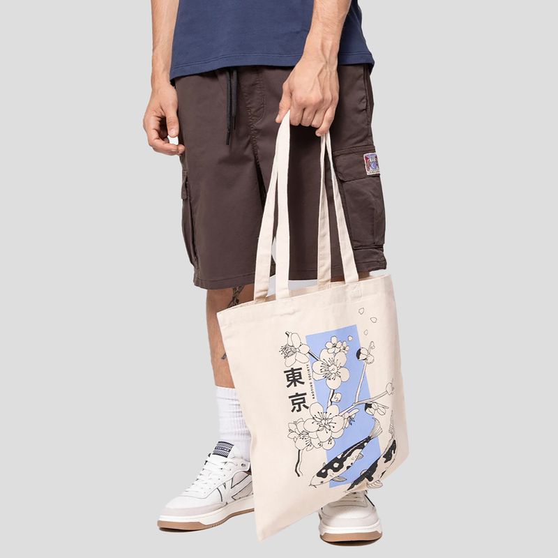 Сумка жіноча Kaotiko Tote Koi ivory 2