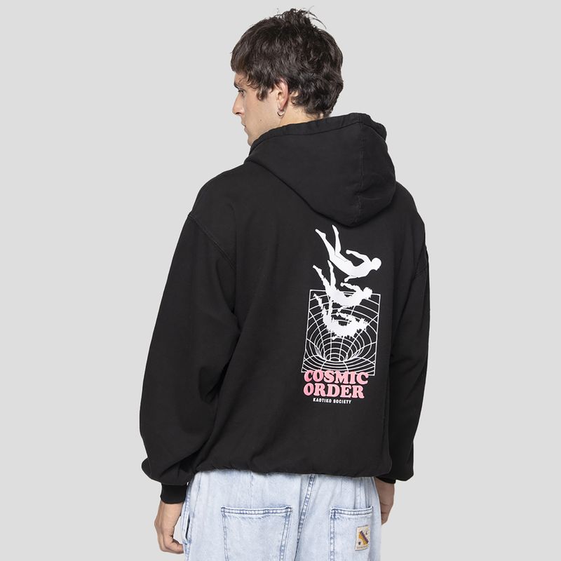 Кофта чоловіча Kaotiko Washed Cosmic Order black 2