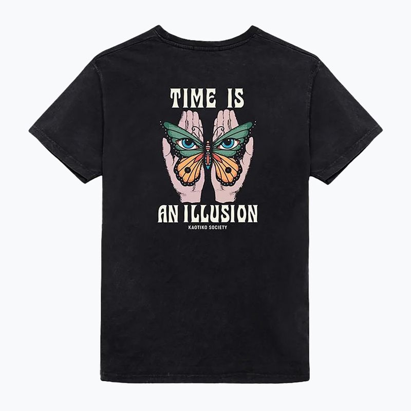 Футболка чоловіча Kaotiko M / C Washed Illusion black 3