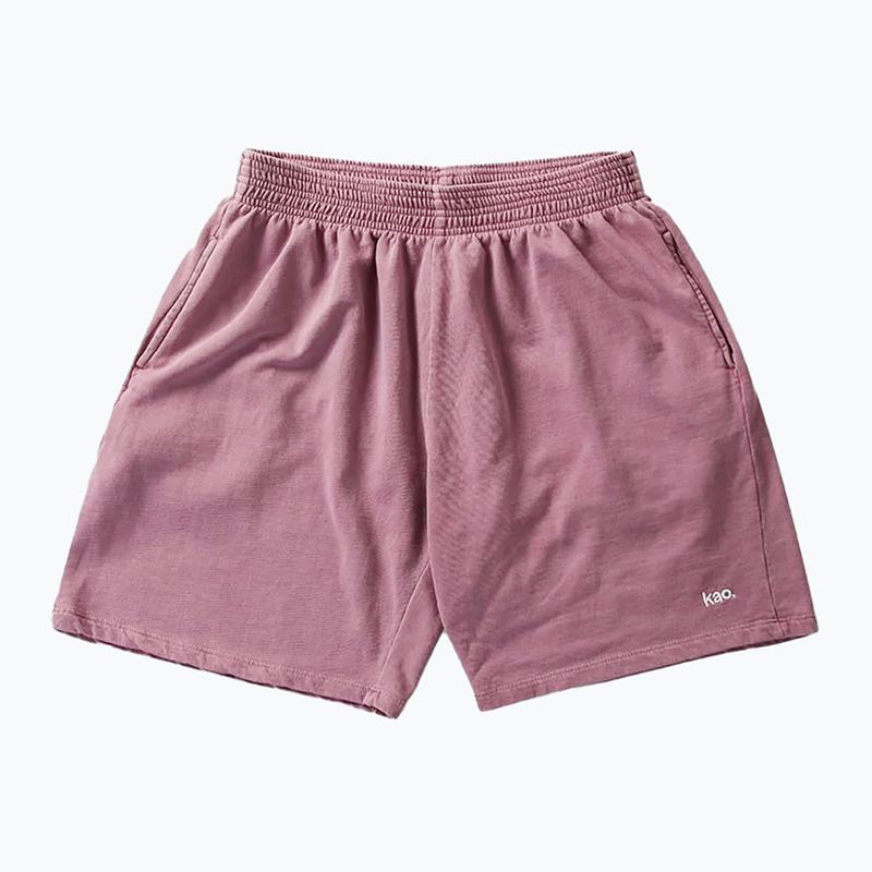 Шорти чоловічі Kaotiko Washed Daylen burgundy 3