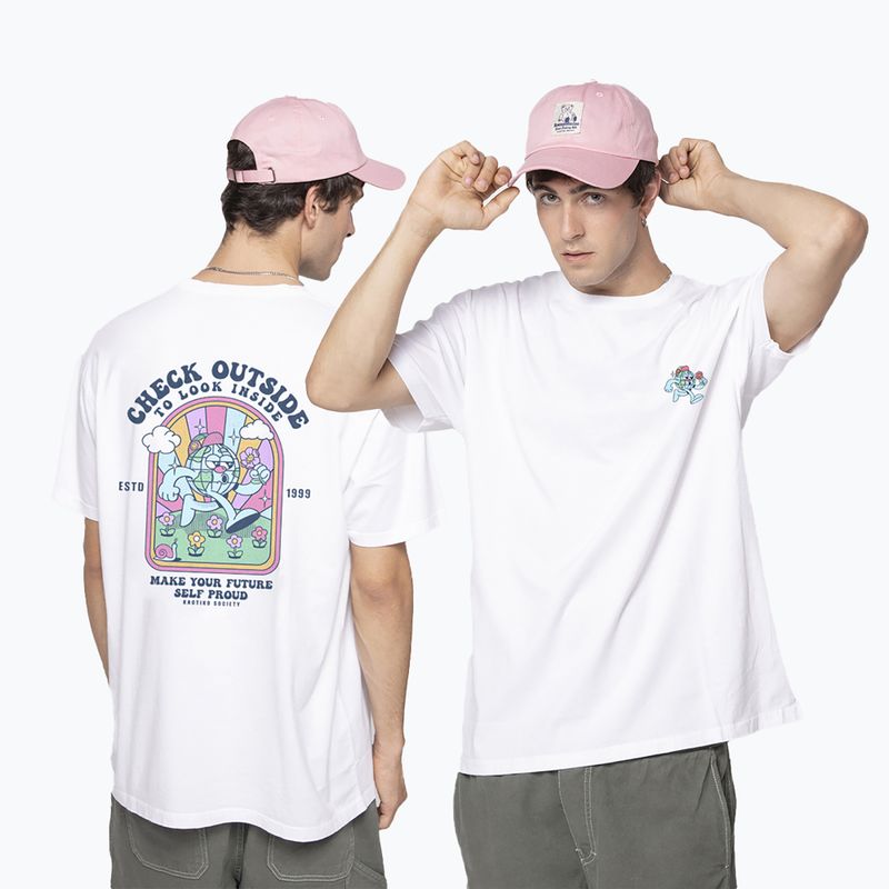 Футболка чоловіча Kaotiko Washed Look Inside white 3