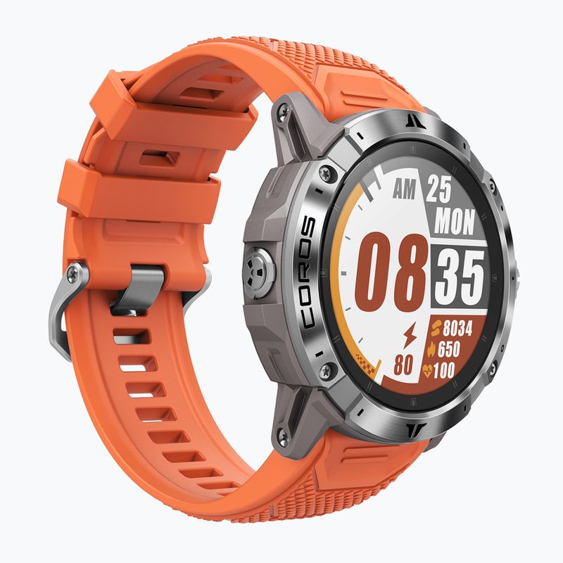 Годинник COROS Vertix 2 Gps silver/lava WVTX2 3