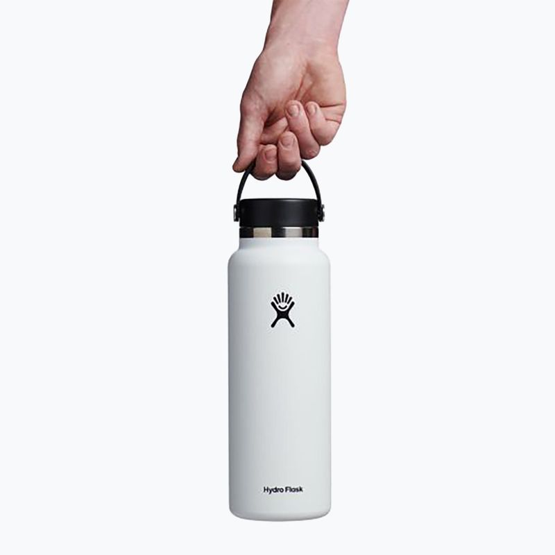 Термопляшка Hydro Flask Wide Flex Cap 1180 мл біла 3