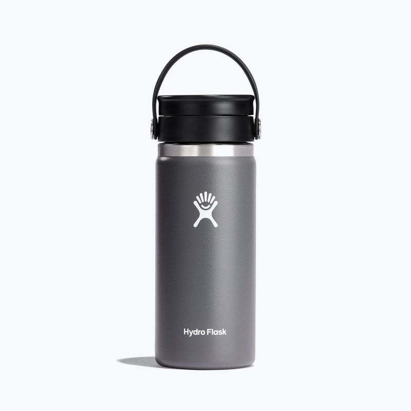 Термопляшка Hydro Flask Wide Flex Sip 470 ml сіра W16BCX010