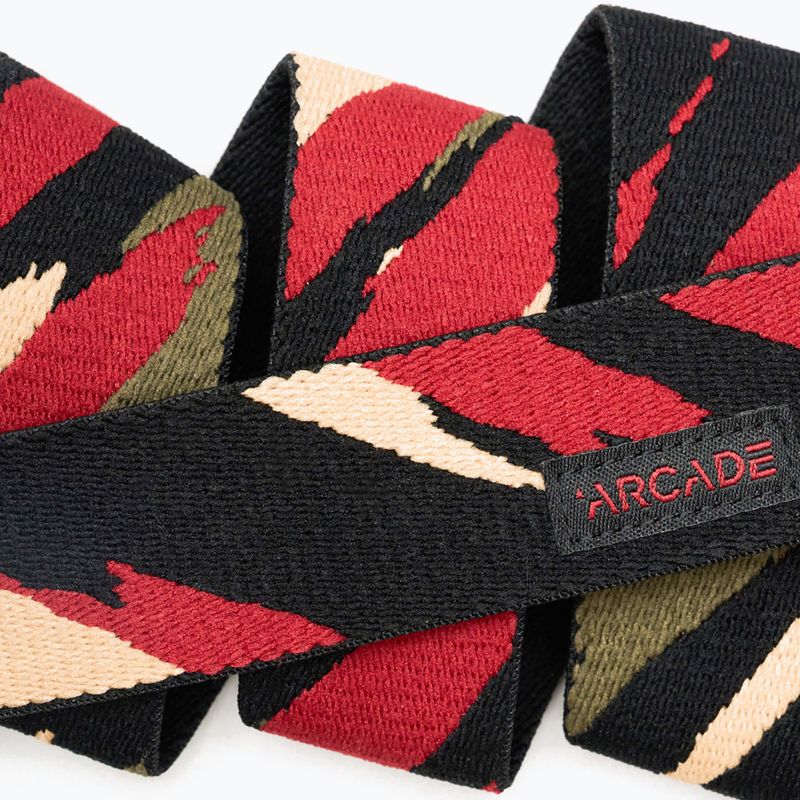 Ремінь для штанів Arcade Brushstroke Slim black/ burnt 4