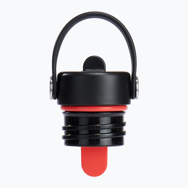 Гідрофляга Standard Flex Straw Cap чорна з солом'яним ковпачком 2