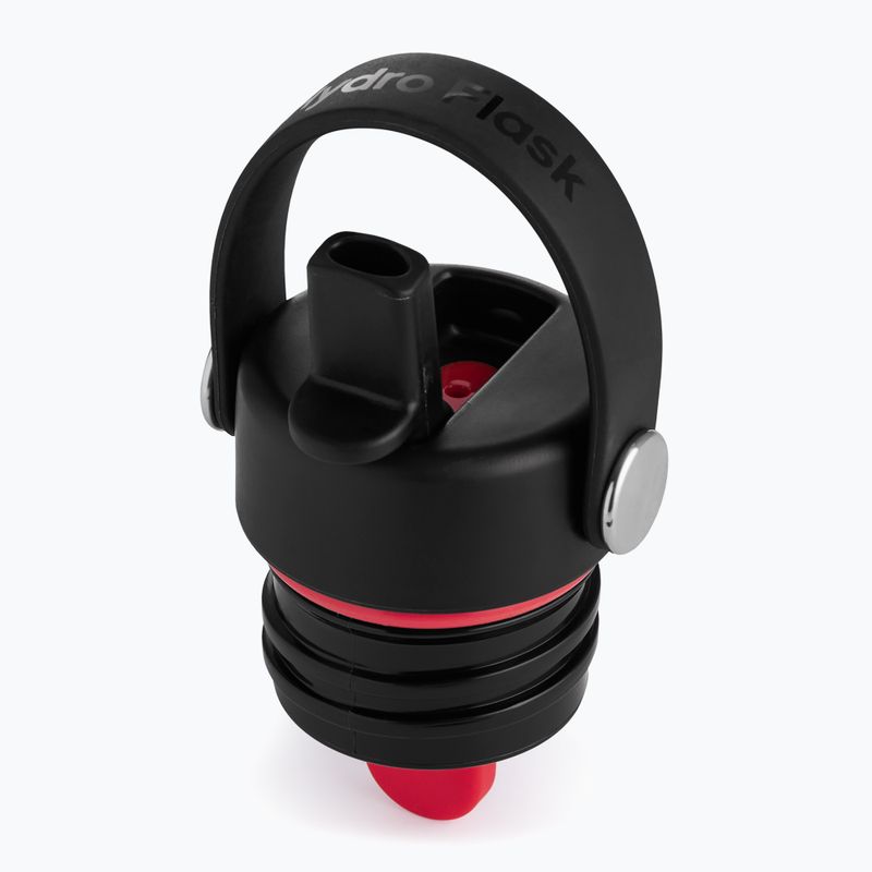 Гідрофляга Standard Flex Straw Cap чорна з солом'яним ковпачком 3
