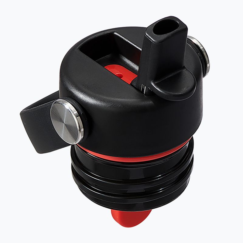 Гідрофляга Standard Flex Straw Cap чорна з солом'яним ковпачком 5