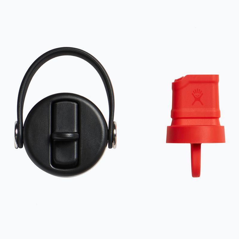 Гідрофляга Standard Flex Straw Cap чорна з солом'яним ковпачком 6